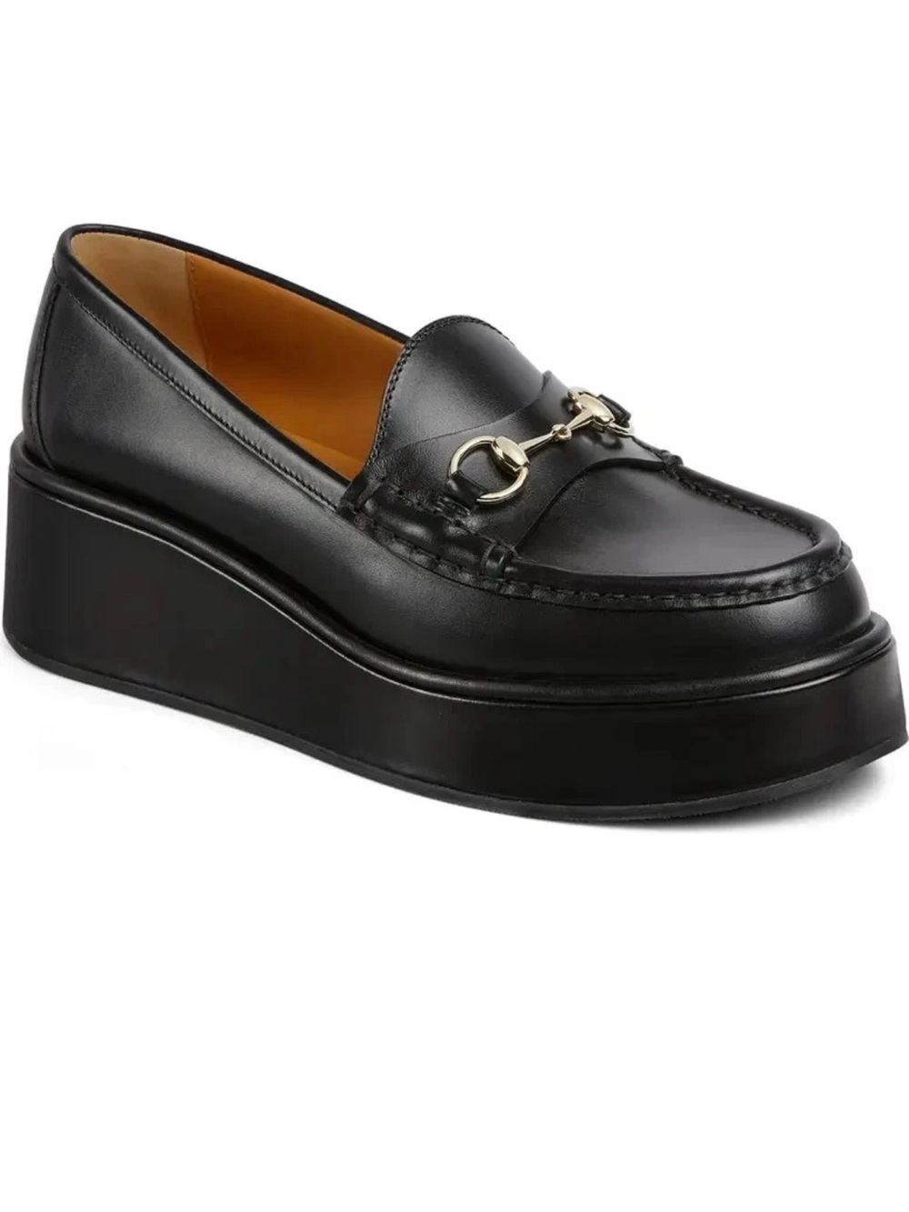 Gucci Ilde Horsebit Flatform Loafer